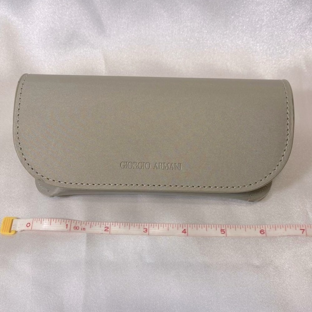Giorgio Armani Sunglasses Case,Silver Hard Clamshell,Boxed, Drawstring Bag, Card - Picture 7 of 12
